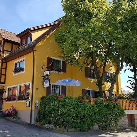 Hotel Gasthof Zum Schwan Steinsfeld Exterior foto